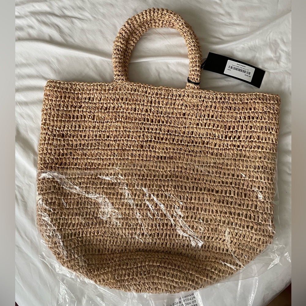 Jenni Kayne Woven Raffia Tote bag